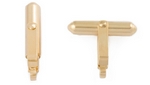 18Y 16.8mm(H)x18mm(W) Torpedo Cufflink