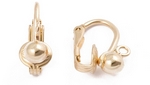 Clip On Earrings With 5mm Ball & Ring