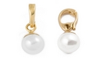 Small Pearl Pendant Hangers w/7.5mm Pearl