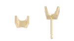 14Y 2.5mm Channel Earring