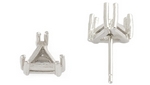 14W 3.5mm 6 Claw Triangle Earring
