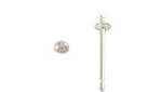 Plat Pearl Earring 2.5mm Cup